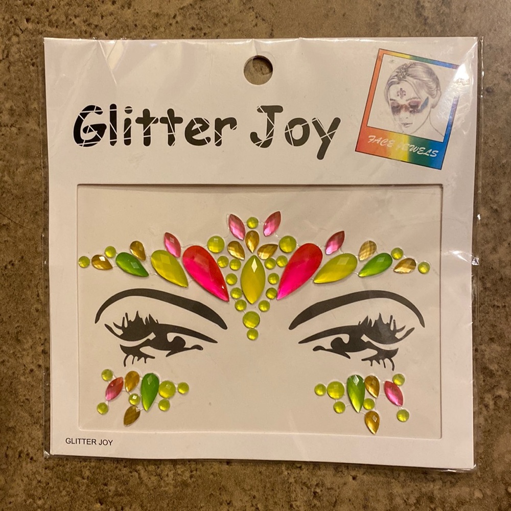 NEW Glitter Joy Face Jewels. New in package.